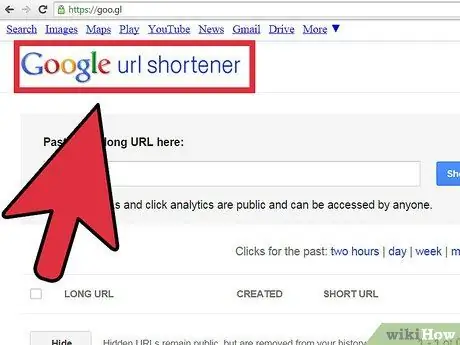 Rövidítse le az URL -t 2. lépés
