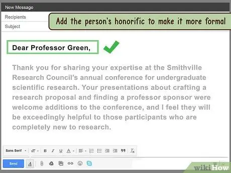 Magsimula ng isang Pormal na Email Hakbang 9