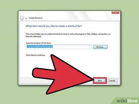 Lumikha ng isang Desktop Shortcut Hakbang 3