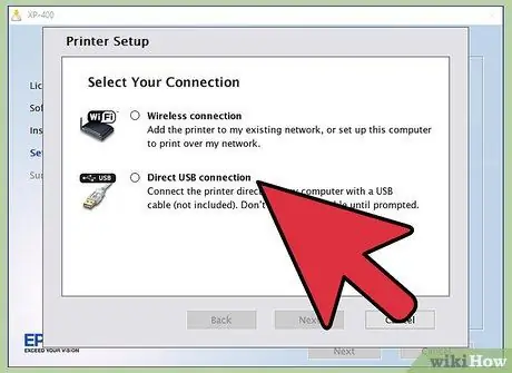 Ühendage seadmega Epson XP - 400 5. samm