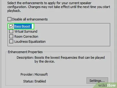 Állítsa be a mélyhangokat a számítógépen 8. lépés