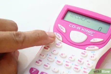 Escribir palabras con una calculadora paso 7