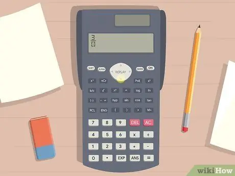 Escriviu fraccions en una calculadora Pas 4