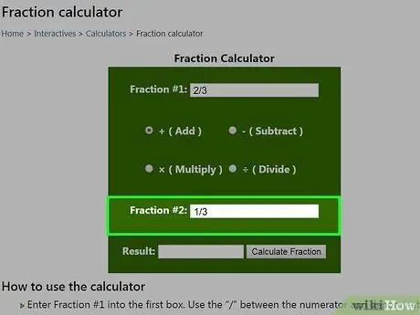 Isulat ang Mga Praksyon sa isang Calculator Hakbang 10