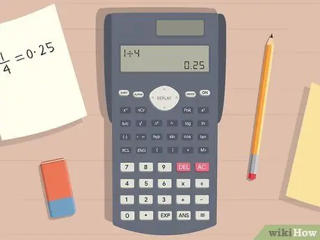 Scrieți fracțiile pe un calculator Pasul 15