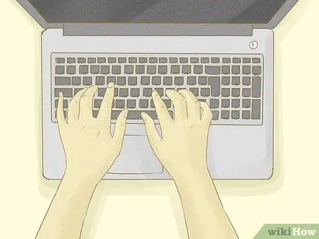 Use um teclado de computador, etapa 2