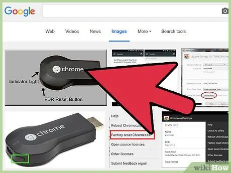 Chromecast ን ደረጃ 9 ን ዳግም ያስጀምሩ