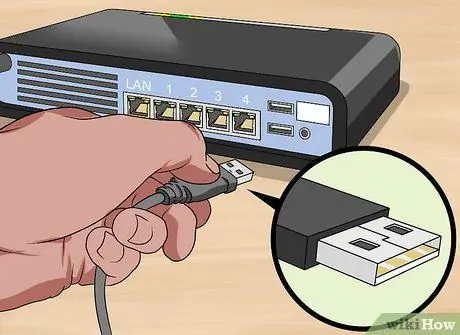 قم بتمديد كبل USB الخطوة 3