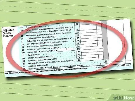 Isi Borang IRS 1040 Langkah 5