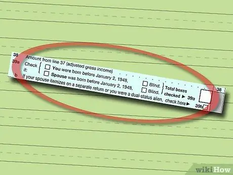 Plotësoni Formularin IRS 1040 Hapi 6