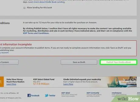 Amazon Step 11 पर एक किताब पब्लिश करें