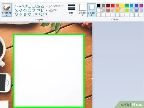 Uklonite bijelu pozadinu u programu Microsoft Paint Korak 27