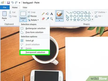 Αφαιρέστε το λευκό φόντο στο Microsoft Paint Βήμα 29