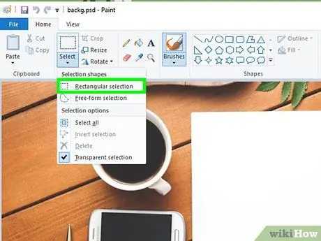 Xóa nền trắng trong Microsoft Paint Bước 31