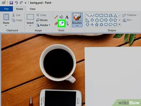 Microsoft Paint 37 -dagi oq fonni olib tashlang