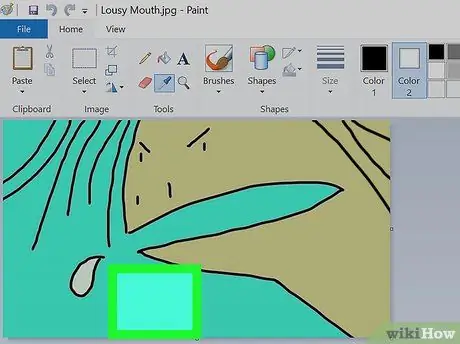 Machen Sie einen Hintergrund in Paint Schritt 4 transparent