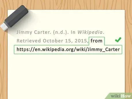 Cite Wikipedia Step 5