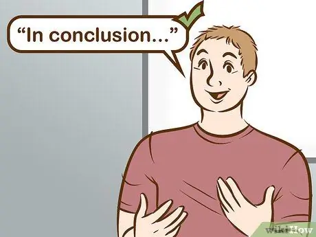 Start a Conclusion Step 6