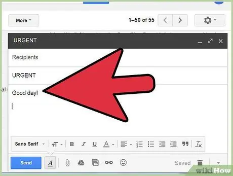 Format an Email Step 2