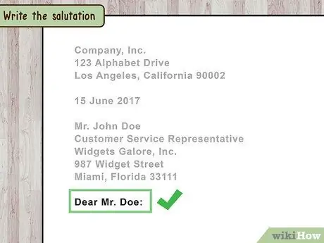 Γράψτε μια επίσημη επιστολή Βήμα 4