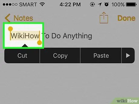 Kopyahin at I-paste sa Iyong iPhone o iPad Hakbang 4