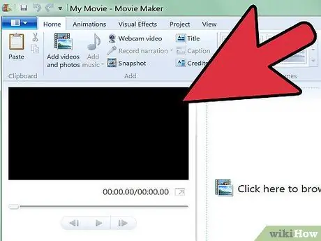 Make a Video in Windows Movie Maker Step 3