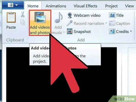 Windows Movie Maker Adım 4'te Video Yapın