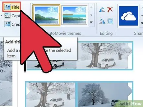 Sukurkite vaizdo įrašą naudodami „Windows Movie Maker“9 veiksmas