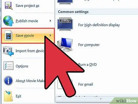 قم بعمل فيديو في Windows Movie Maker الخطوة 13