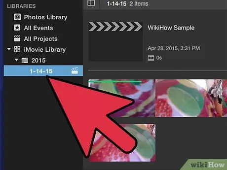 Faça um vídeo usando o iMovie Etapa 4