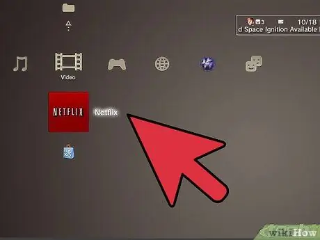 قم بالوصول إلى Netflix على PlayStation 3 الخطوة 1