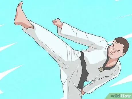 Jalankan Jump Kicks (Twio Chagi) di Taekwondo Langkah 22