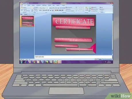 Make a Certificate Step 5