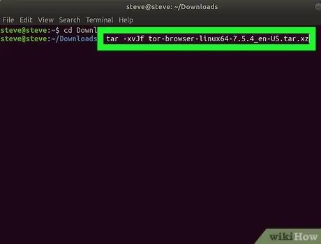 Instal Tor di Linux Langkah 8