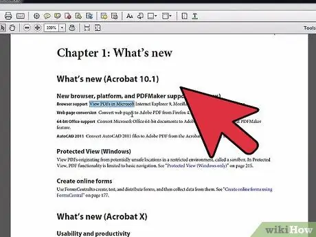 ערוך טקסט ב- Adobe Acrobat שלב 1