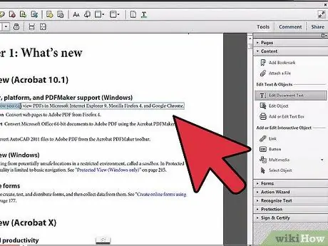 Rediģējiet tekstu programmā Adobe Acrobat 18. darbība