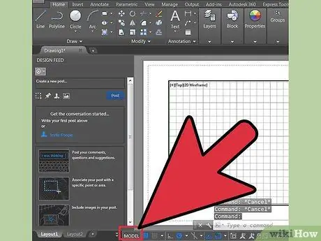 Sediakan Lukisan AutoCAD Langkah 2