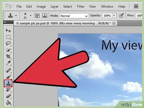 Remove Text from a Photo in Photoshop Step 13