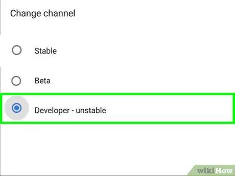 قم بتمكين تمهيد USB على Chromebook الخطوة 1