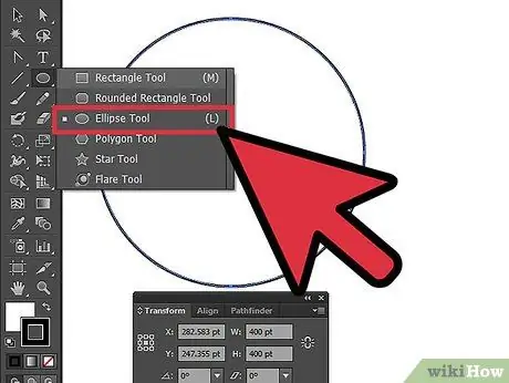 Create a Circle in Adobe Illustrator Step 1