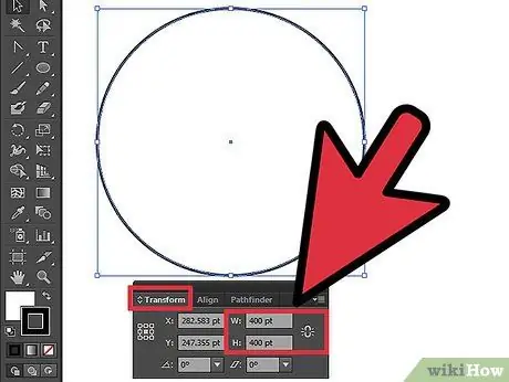 Lumikha ng isang Circle sa Adobe Illustrator Hakbang 2