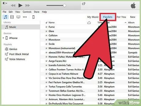 Export an iTunes Playlist Step 1