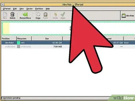 Folosiți Gparted Pasul 6