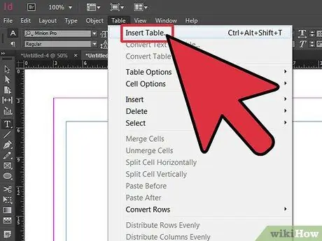 Add Table in InDesign Step 6