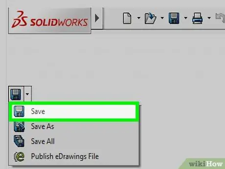 Shndërroni PDF në Solidworks Hapi 9