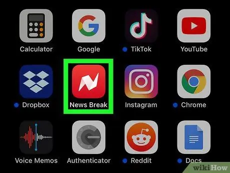 Supprimer l'application Newsbreak Étape 1