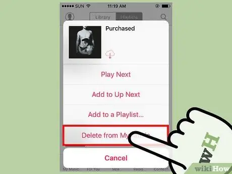 حذف آهنگ ها از iTunes مرحله 10