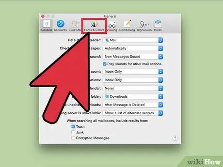 Zväčšenie e -mailových fontov na počítači Mac Krok 4