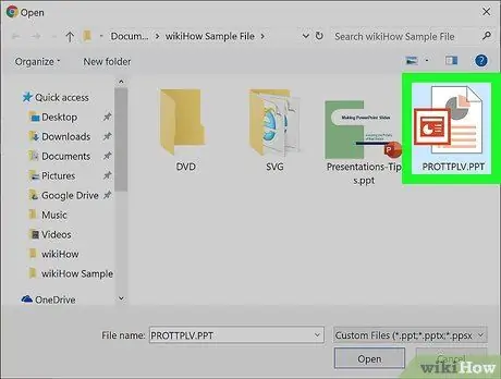 Avage PPT -fail arvutis või Macis. 13. samm