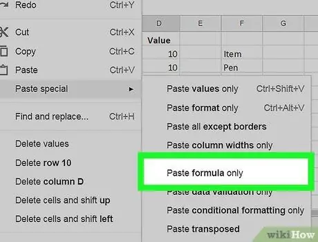 Salin Formula di Helaian Google di PC atau Mac Langkah 9